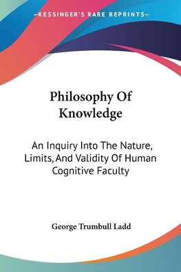 Philosophy Of Knowledge