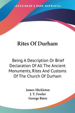 Rites Of Durham