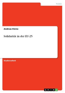 Solidarität in der EU-25