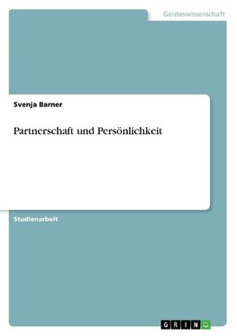 Partnerschaft und Persönlichkeit