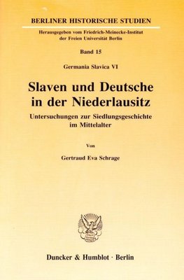 Slaven und Deutsche in der Niederlausitz.