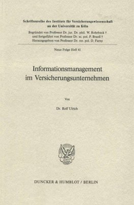 Informationsmanagement im Versicherungsunternehmen.