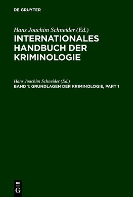 Grundlagen der Kriminologie