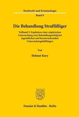 Die Behandlung Straffälliger.