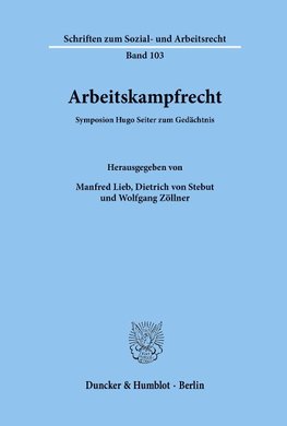 Arbeitskampfrecht.
