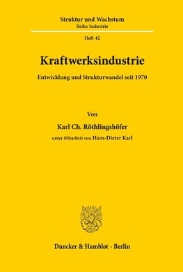 Kraftwerksindustrie.
