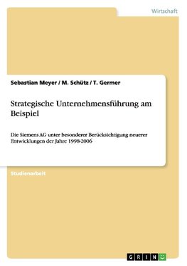 Strategische Unternehmensführung am Beispiel