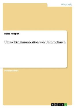 Umweltkommunikation von Unternehmen