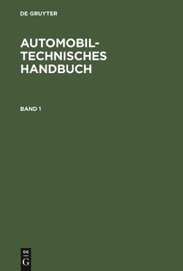 Automobiltechnisches Handbuch