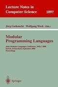 Modular Programming Languages