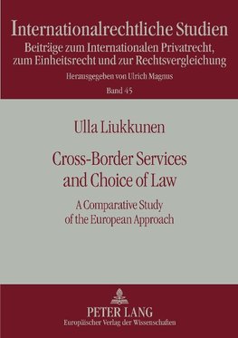 Cross-Border Services and Choice of Law