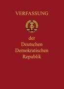 Verfassung der DDR.