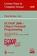 ECOOP 2000 - Object-Oriented Programming