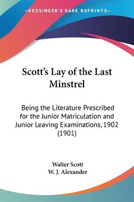 Scott's Lay of the Last Minstrel