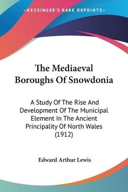 The Mediaeval Boroughs Of Snowdonia