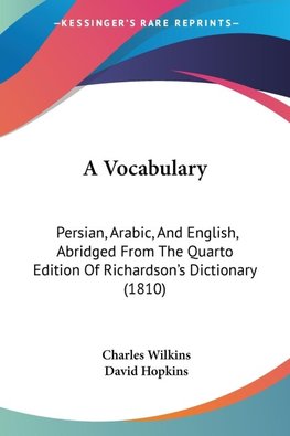 A Vocabulary
