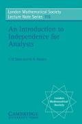 An Introduction to Independence for Analysts