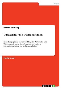 Wirtschafts- und Währungsunion