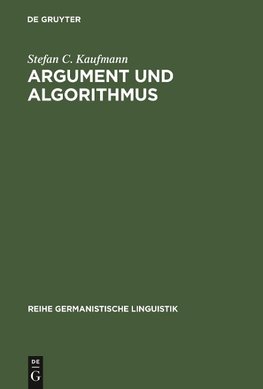 Argument und Algorithmus