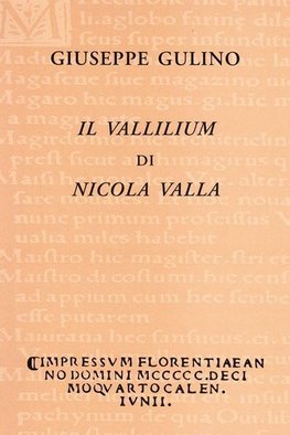 Giuseppe Gulino - il Vallilium Di Nicola Valla
