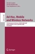 Ad-hoc, Mobile and Wireless Networks
