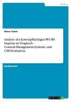 Analyse des kostenpflichtigen WCMS Imperia im Vergleich  -  Content-Management-Systeme und CMS-Evaluation