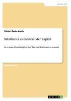 Mitarbeiter als Kosten oder Kapital