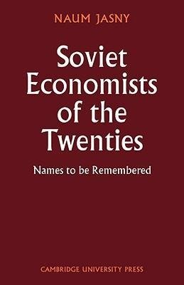 Soviet Economists of the Twenties