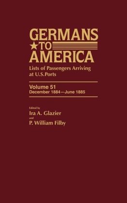Germans to America, Dec. 1884-June 1885