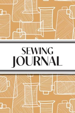 Sewing Journal (Orange Thread Spools)