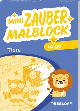 Mini Zaubermalblock to go. Tiere