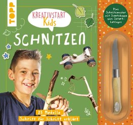Kreativstart Kids Schnitzen. Anleitungsbuch und Material