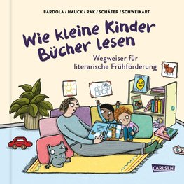 Wie kleine Kinder Bücher lesen