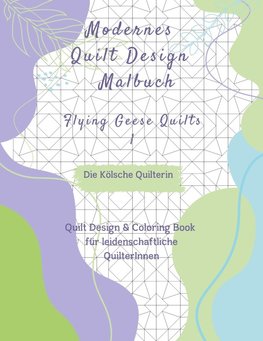 Modernes Quilt Design Malbuch