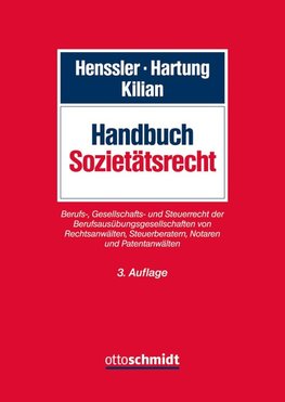 Handbuch Sozietätsrecht