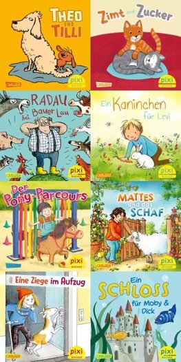 Pixi-8er-Set 306: Pixis Lieblingstiere (8x1 Exemplar)