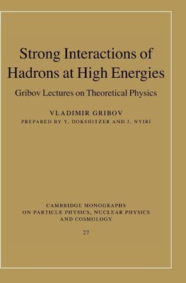Strong Interactions of Hadrons at High Energies