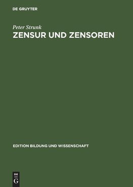 Zensur und Zensoren