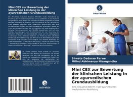 Mini CEX zur Bewertung der klinischen Leistung in der ayurvedischen Grundausbildung