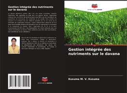 Gestion intégrée des nutriments sur le davana