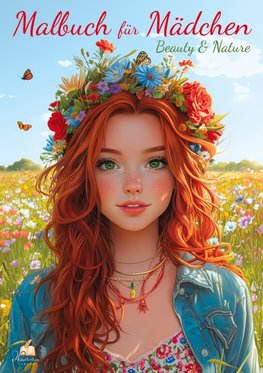 Malbuch für Mädchen ab 10 Jahren - Beauty & Nature - mit 52 Ausmalbildern | Kreatives Geschenk mit floralen Mädchenmotiven, Tieren & Naturkulissen zum fantasievollen Ausmalen