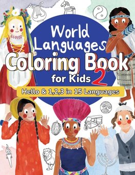 World Languages Coloring Book for Kids 2