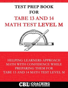 Test Prep Book For TABE 13 and 14  Math Test Level M