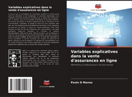 Variables explicatives dans la vente d'assurances en ligne