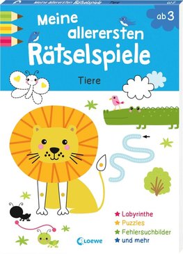 Meine allerersten Rätselspiele - Tiere