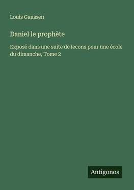 Daniel le prophète