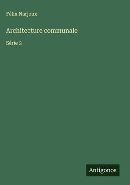 Architecture communale