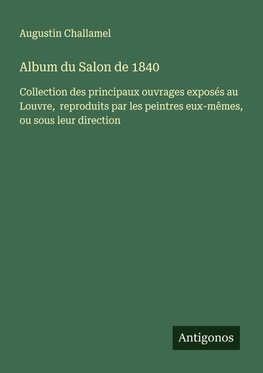 Album du Salon de 1840