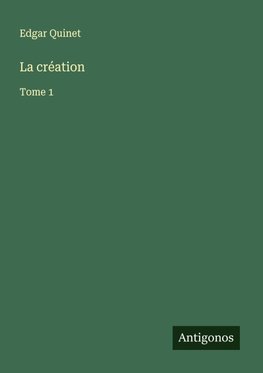 La création