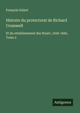 Histoire du protectorat de Richard Cromwell